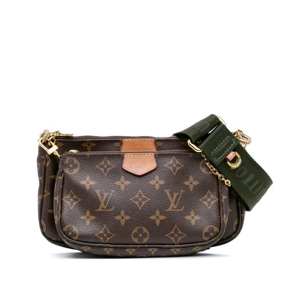 Pre-owned Louis Vuitton Monogram Multi Pochette Accessoires Brown