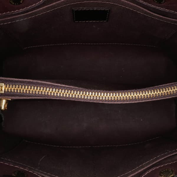 Pre-owned Louis Vuitton Monogram Vernis Montaigne BB Purple