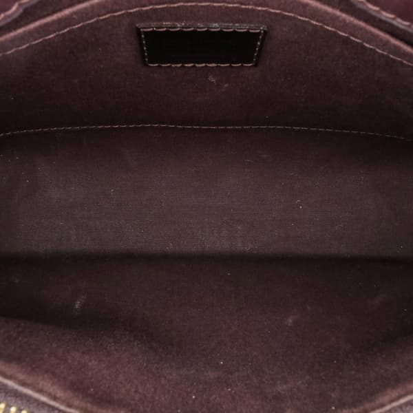 Pre-owned Louis Vuitton Monogram Vernis Montaigne BB Purple