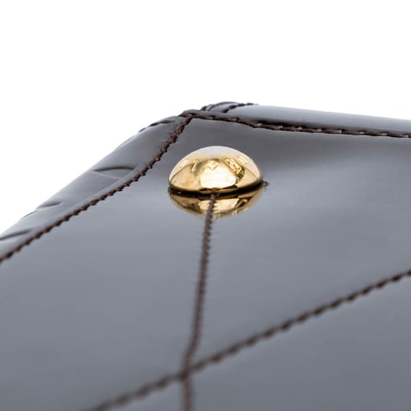 Pre-owned Louis Vuitton Monogram Vernis Montaigne BB Purple