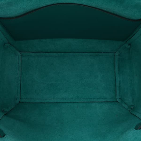 Pre-owned Celine Mini Grained Calfskin Belt Bag Green