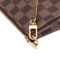 Pikkukuva 8 / 9: Pre-owned Louis Vuitton Damier Ebene Mini Pochette Accessoires Brown