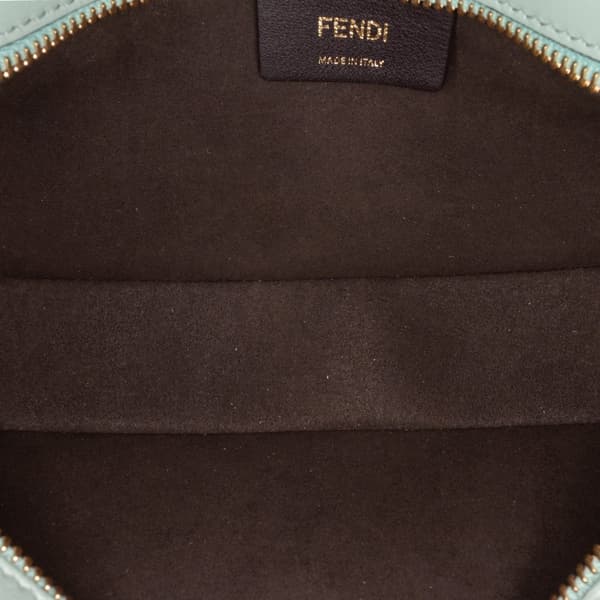 Pre-owned Fendi Leather O'lock Swing Satchel Green