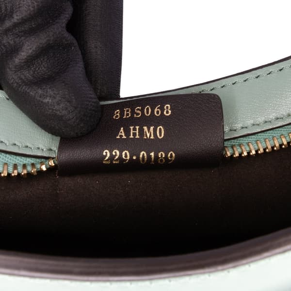 Pre-owned Fendi Leather O'lock Swing Satchel Green