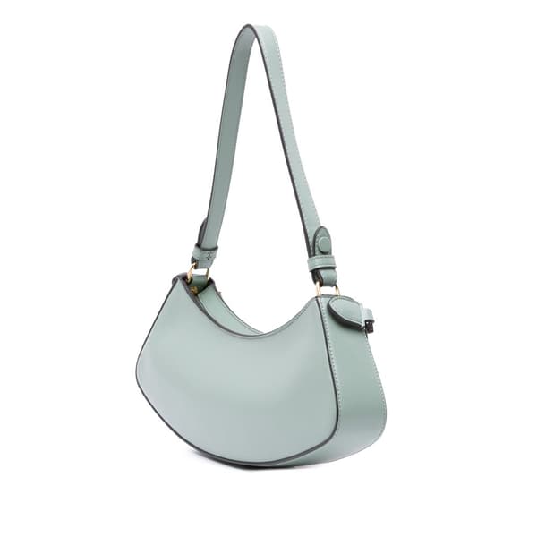 Pre-owned Fendi Leather O'lock Swing Satchel Green