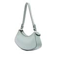 Miniatyrbillede 2 af 9: Pre-owned Fendi Leather O'lock Swing Satchel Green