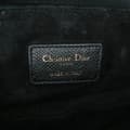 Miniatyrbilde 5 av 10: Pre-owned Dior Mini Grained Calfskin Saddle Black