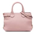 Pikkukuva 1 / 10: Pre-owned Burberry Small Calfskin and House Check Banner Bag Pink