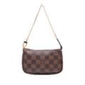 Miniatyrbild 1 av 8: Pre-owned Louis Vuitton Damier Ebene Mini Pochette Accessoires Brown