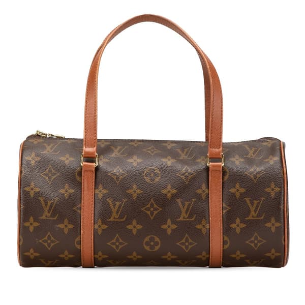 Pre-owned Louis Vuitton Monogram Papillon 30 Brown