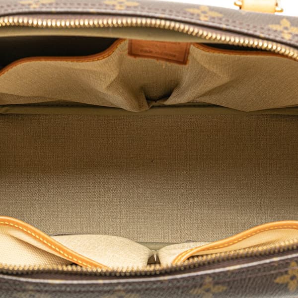Pre-owned Louis Vuitton Monogram Deauville Brown