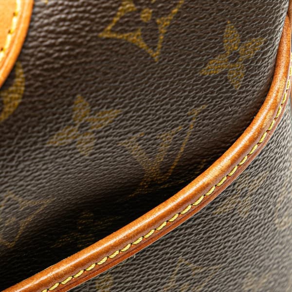 Pre-owned Louis Vuitton Monogram Deauville Brown