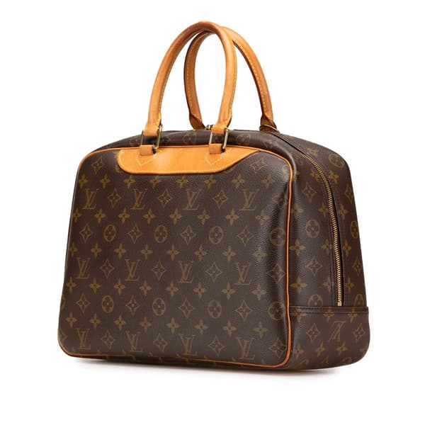 Pre-owned Louis Vuitton Monogram Deauville Brown