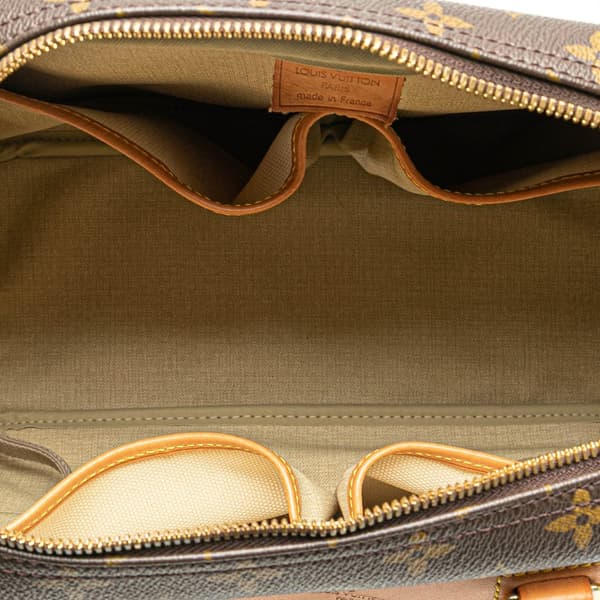 Pre-owned Louis Vuitton Monogram Deauville Brown