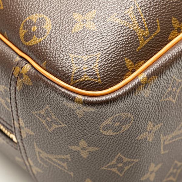 Pre-owned Louis Vuitton Monogram Deauville Brown