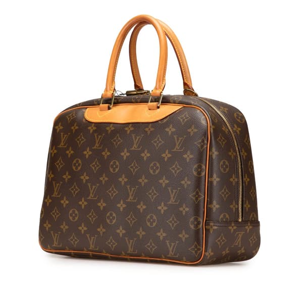 Pre-owned Louis Vuitton Monogram Deauville Brown