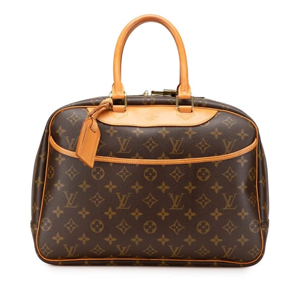 Pre-owned Louis Vuitton Monogram Deauville Brown