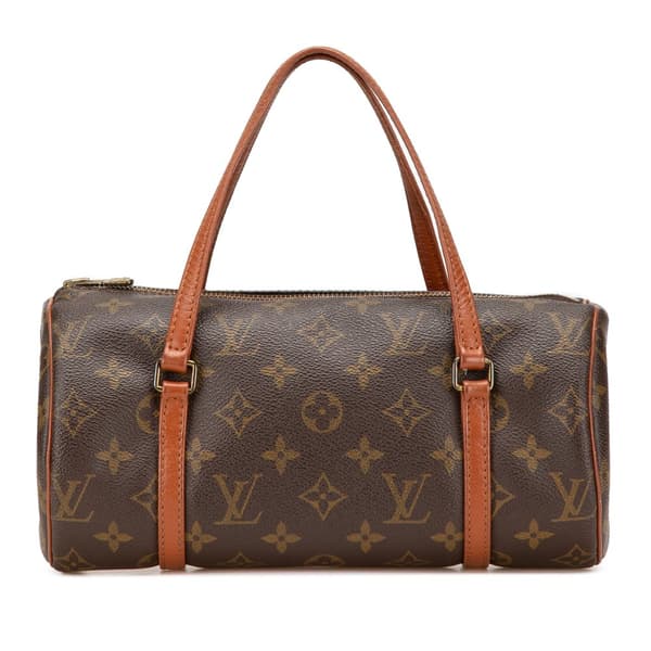 Pre-owned Louis Vuitton Monogram Papillon 26 Brown
