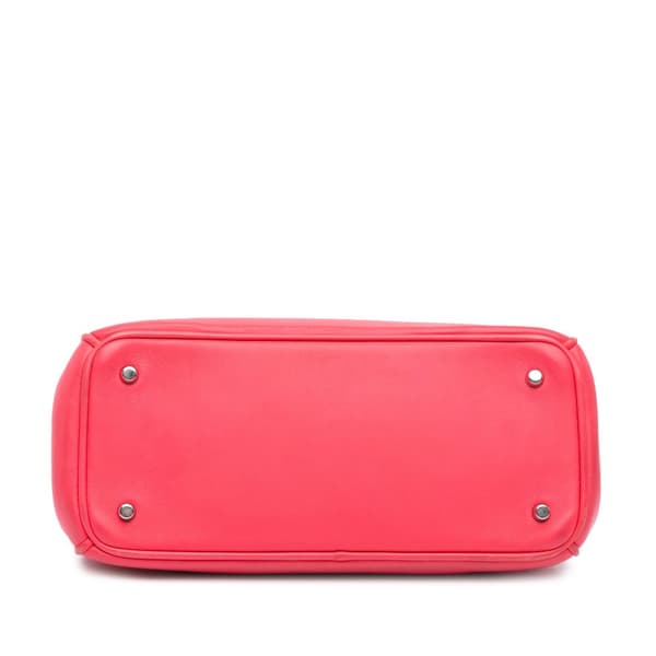 Pre-owned Dior Small Leather Diorissimo Satchel Pink