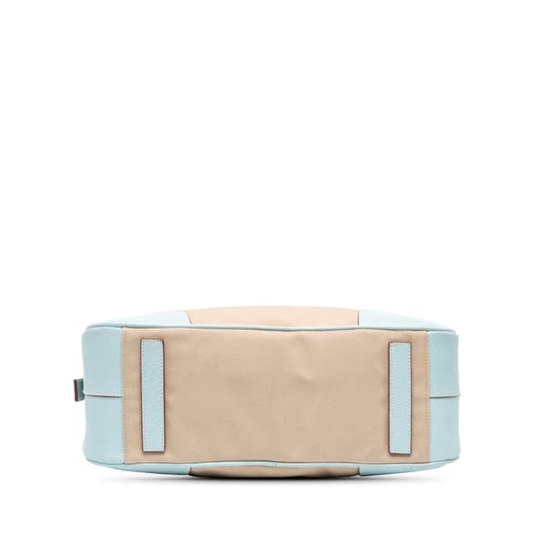 Pre-owned Prada Canvas Canapa Bauletto Brown