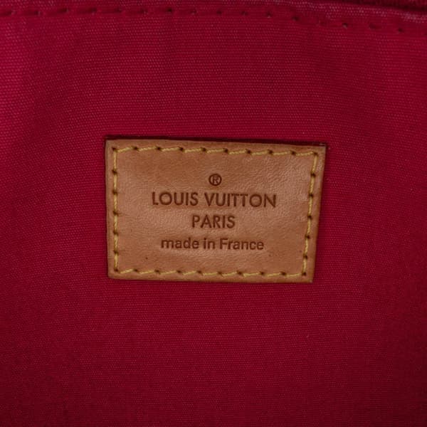 Pre-owned Louis Vuitton Monogram Vernis Montana Red