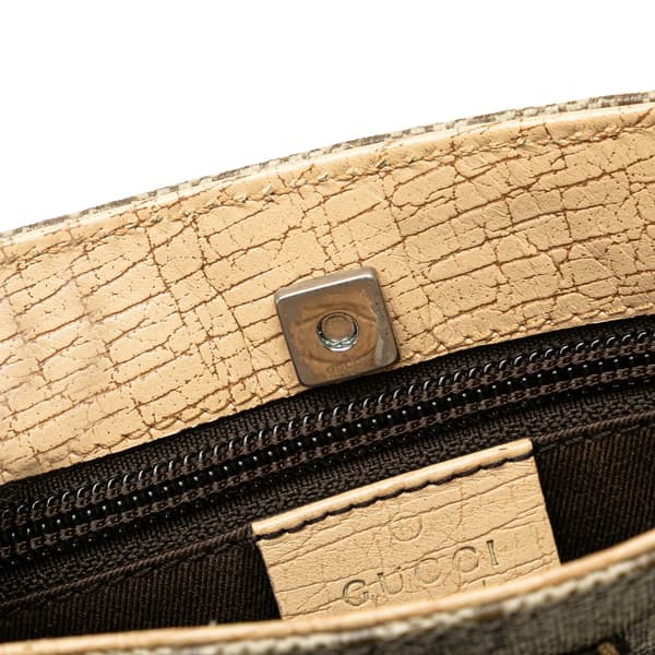 Pre-owned Gucci GG Supreme Handbag Brown