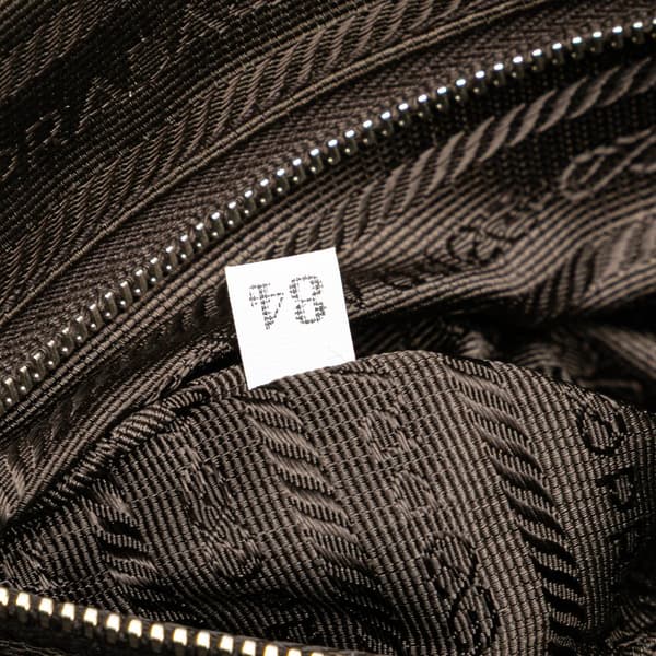 Pre-owned Prada Canvas Canapa Satchel Brown