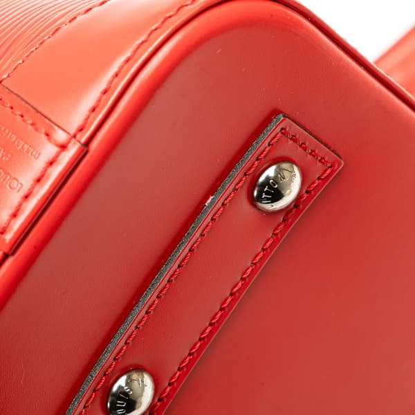 Pre-owned Louis Vuitton Epi Alma BB Red
