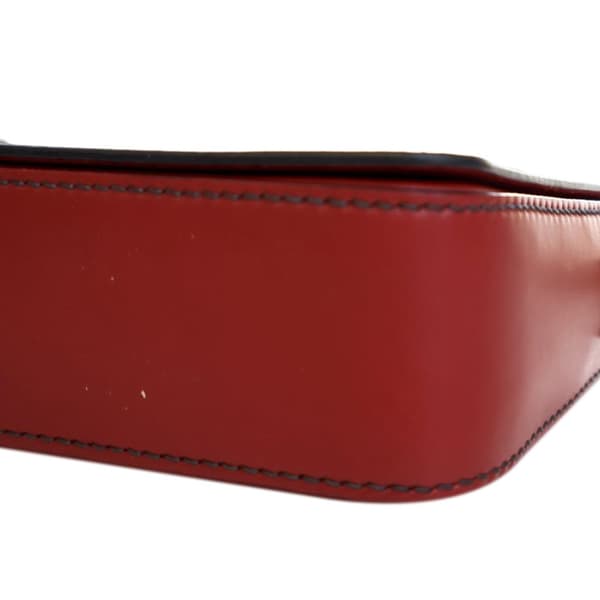 Pre-owned Dior Smooth Calfskin J Adior Flap Bag Red