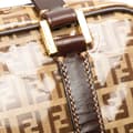 Pikkukuva 10 / 10: Pre-owned Fendi Zucchino Crystal Handbag Brown