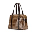 Pikkukuva 2 / 10: Pre-owned Fendi Zucchino Crystal Handbag Brown