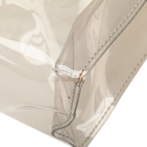 Pre-owned Hermès Vinyl Souvenir De L'Exposition Kelly Handbag White