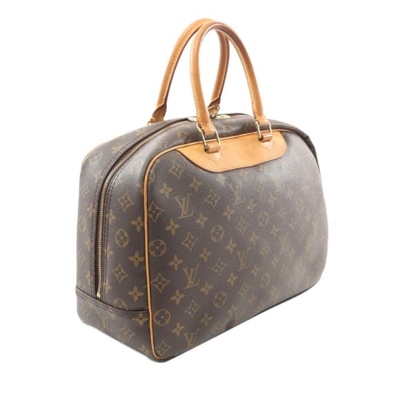 Pre-owned Louis Vuitton Monogram Deauville Brown