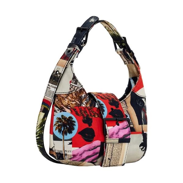 "Axelremväska dam Desigual Haiti Canvas"