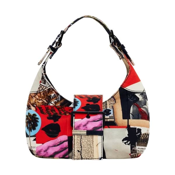 "Axelremväska dam Desigual Haiti Canvas"