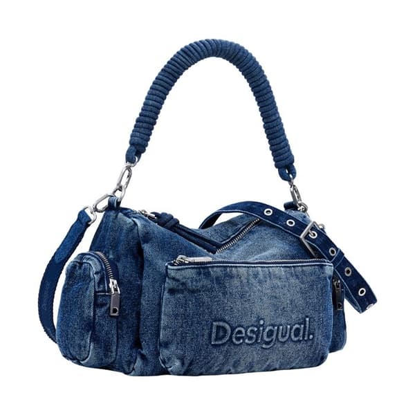 Sac bandoulière kvinna Desigual Half Logo Habana