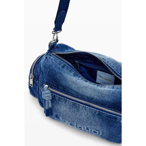 Sac bandoulière kvinna Desigual Half Logo Habana