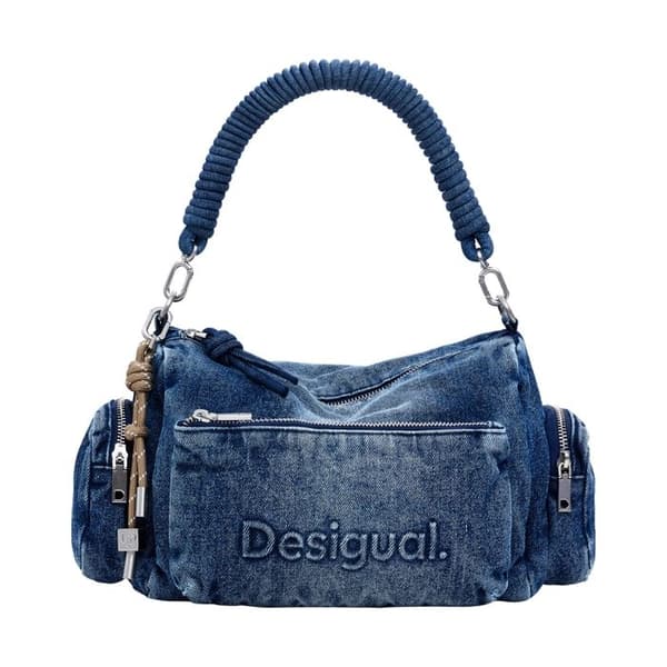Sac bandoulière kvinna Desigual Half Logo Habana