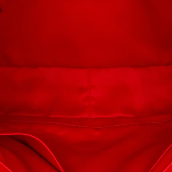 Pre-owned Chanel Jumbo Lambskin Easy Carry Flap Satchel Red