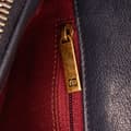 Miniatyrbillede 10 af 10: Pre-owned Chanel Paris Rome Large Sheepskin Trapezio Flap Blue