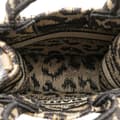 Pikkukuva 4 / 10: Pre-owned Dior Mizza Mini Embroidered Canvas Leopard Vertical Book Tote Brown