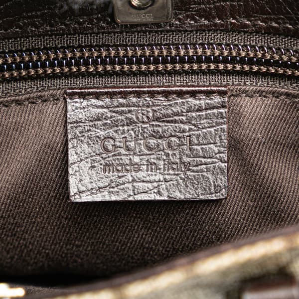 Pre-owned Gucci Mini GG Supreme Handbag Brown