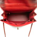 Miniatyrbild 4 av 10: Pre-owned Hermès Tricolor Box Calf Kelly Sellier 32 Brown