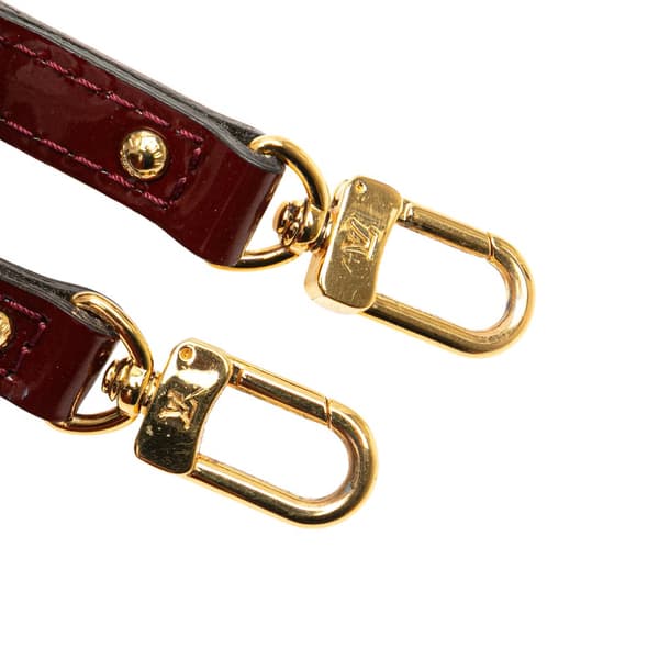 Pre-owned Louis Vuitton Monogram Vernis Alma BB Red