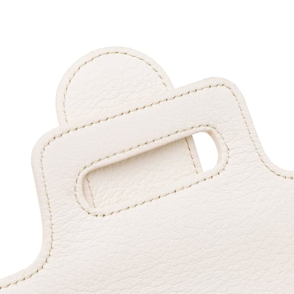 Pre-owned Goyard Mini Goyardine Saigon Souple White