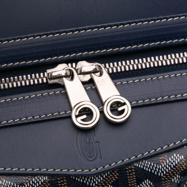 Pre-owned Goyard Goyardine Boeing 30 Blue