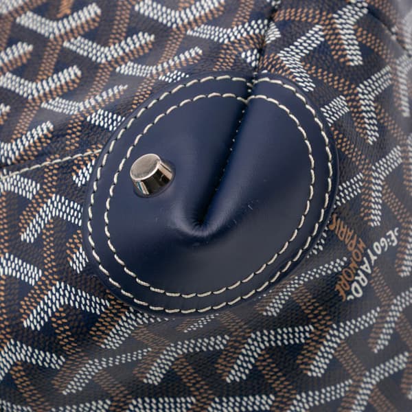 Pre-owned Goyard Goyardine Boeing 30 Blue