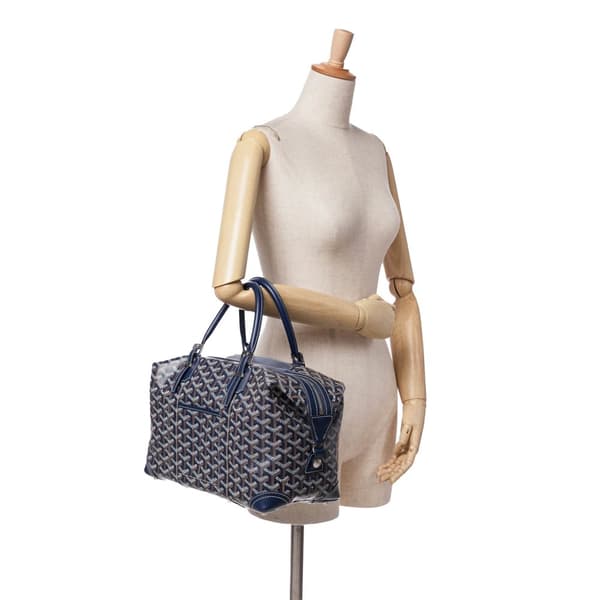 Pre-owned Goyard Goyardine Boeing 30 Blue