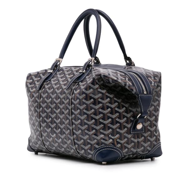 Pre-owned Goyard Goyardine Boeing 30 Blue