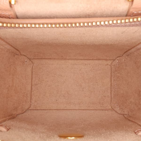 Pre-owned Celine Pico Grained Calfskin Belt Bag Pink